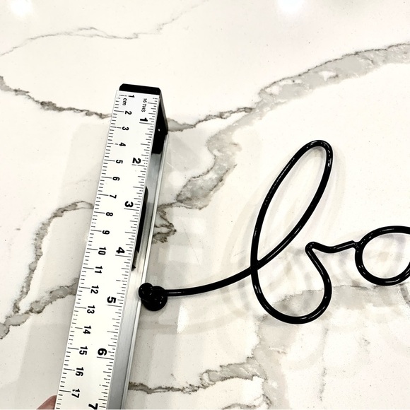 UO Black Wire Babe Cursive Writing Words Jewelry Wall Hook Decor - Picture 5 of 5